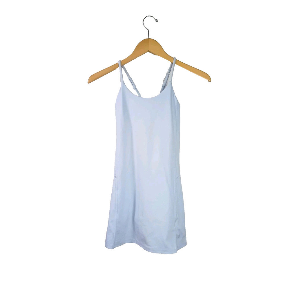 Athleta Girls Small 7 Performance Tank Dress Built In Shorts Activewear